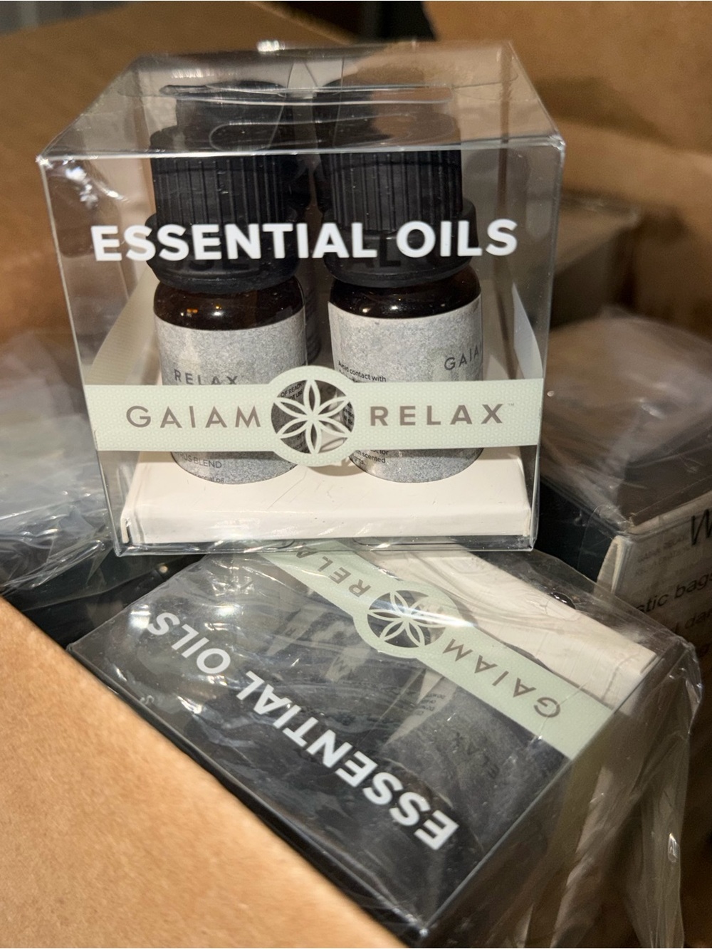 GAIAM Relax Essential Oils Duo - Bundle of 4